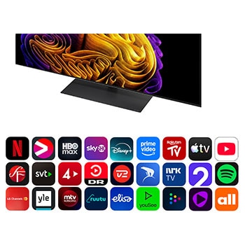 LG 55" OLED evo Gallery G6 med stativ 4K AI TV - 2026