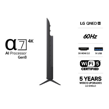 LG 50" QNED70 4K AI TV - 2026