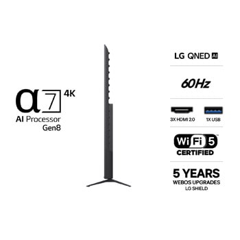 LG 85" QNED70 4K AI TV - 2026