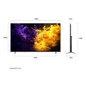 LG 85" QNED70 4K AI TV - 2026