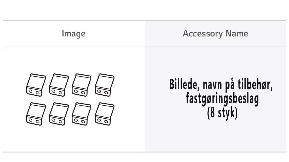 Dette er billedet of ovntilbehøret skinnesæt.