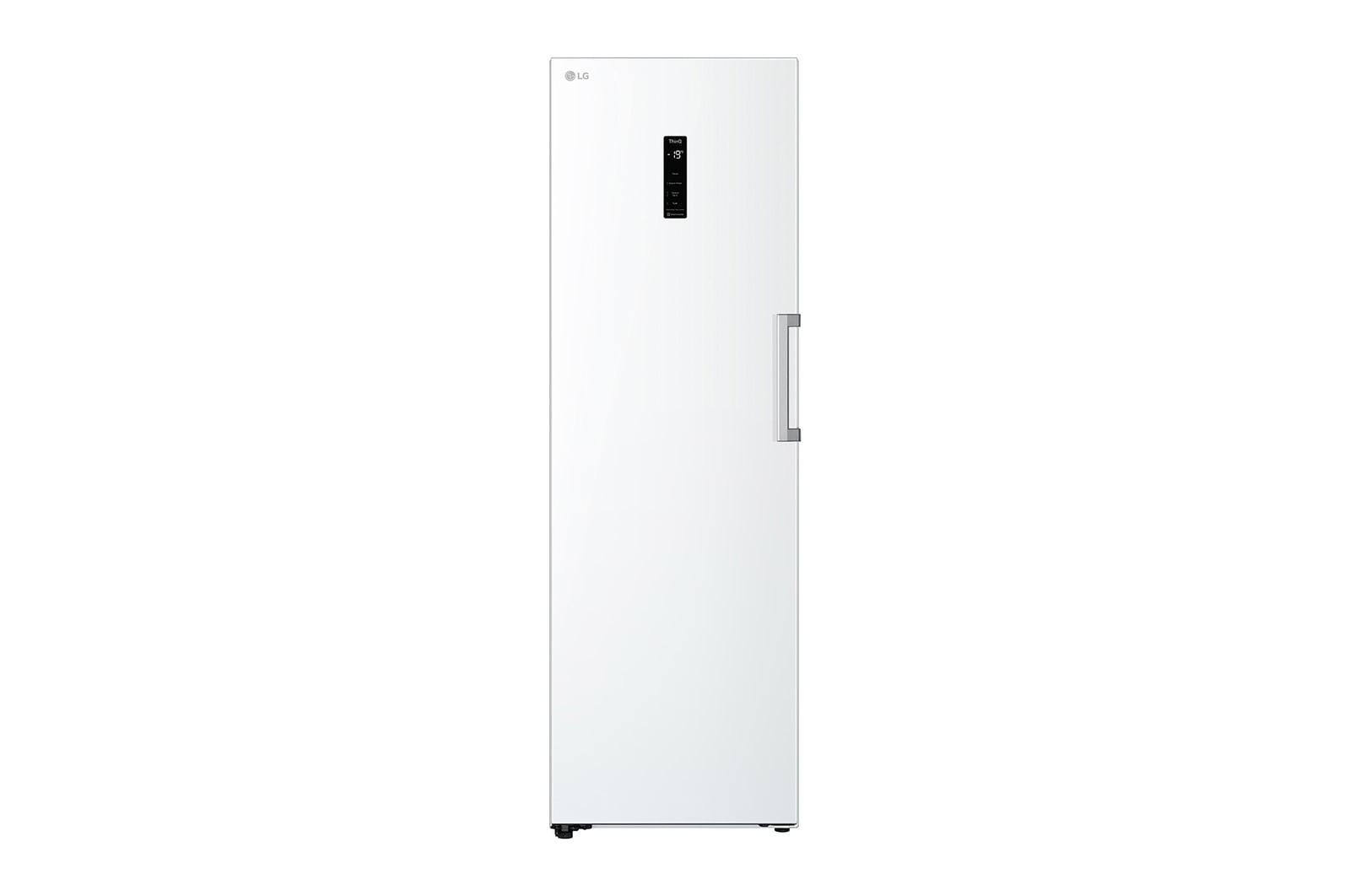 Visning forfra af 324L Fritstående fryser (Hvid) - Energiklasse E, Total No Frost, Express Freeze, Smart Diagnosis™ med Wi-Fi GFE61SWCSZ