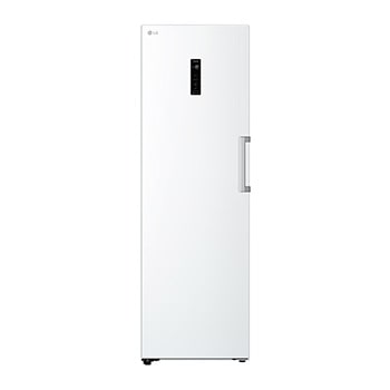 Visning forfra af 324L Fritstående fryser (Hvid) - Energiklasse E, Total No Frost, Express Freeze, Smart Diagnosis™ med Wi-Fi GFE61SWCSZ
