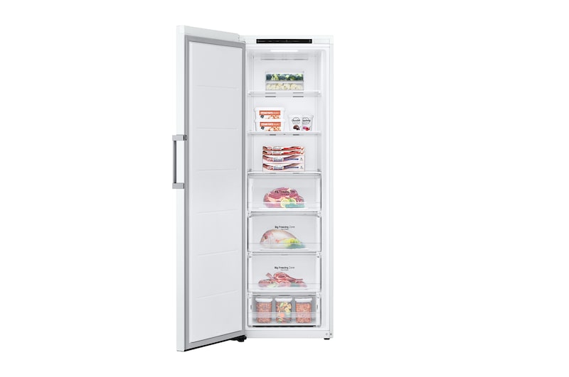 324L Fritstående fryser (Hvid) - Energiklasse E, Total No Frost, Express Freeze