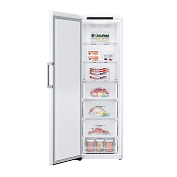 324L Fritstående fryser (Hvid) - Energiklasse E, Total No Frost, Express Freeze