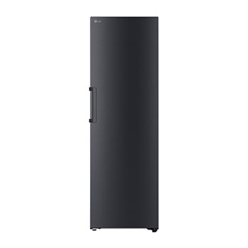 Visning forfra af 386L Fritstående køleskab (Matte Black) - Energiklasse E, Door Cooling™, LINEARCooling™, FRESHBalancer™, Smart Diagnosis™ GLT71MCCSZ