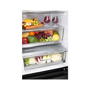Tray view with food