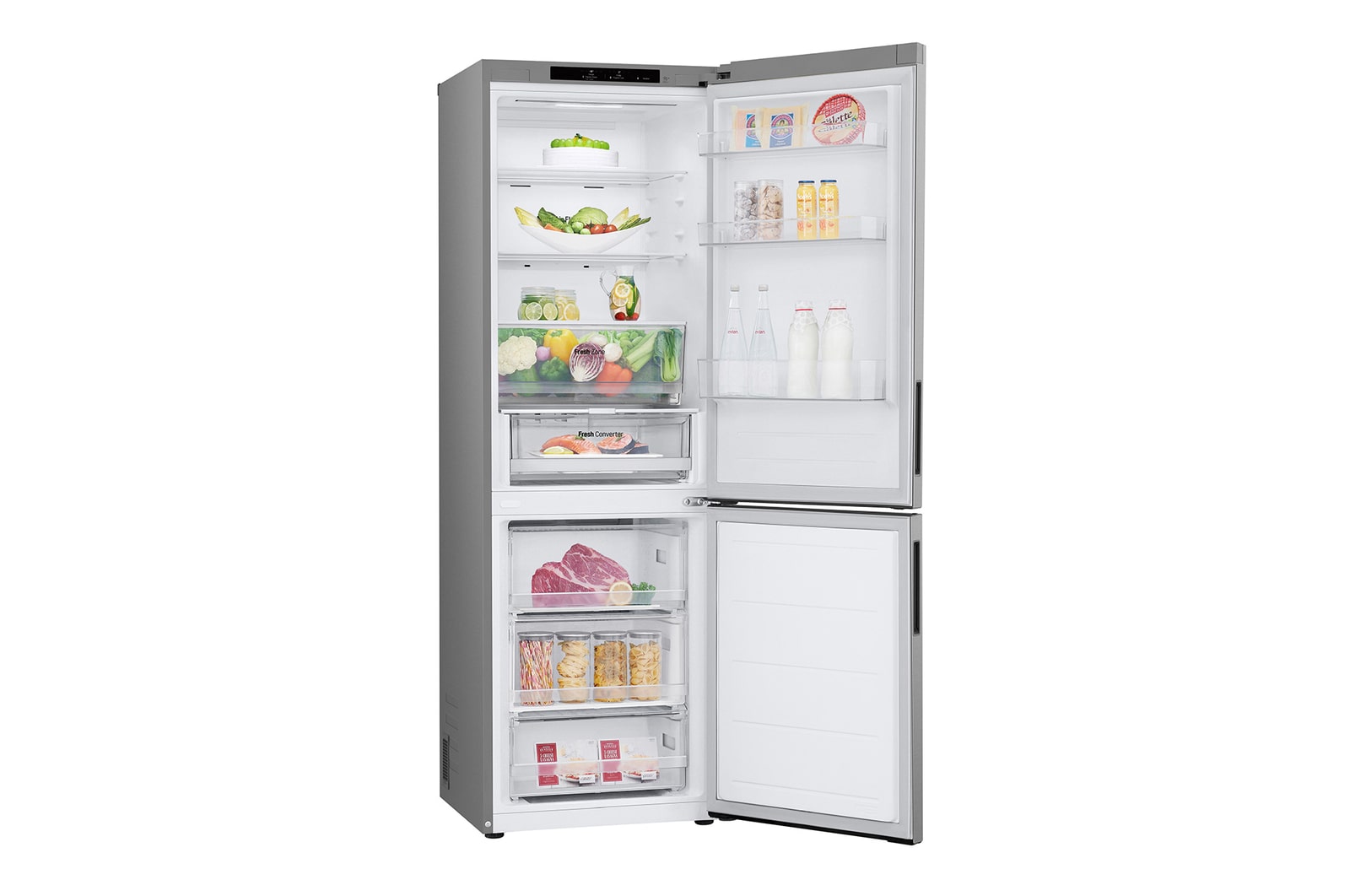 1.86M 344L Kølefryseskab(Prime Silver) - Energiklasse D, Door Cooling™ og Smart Diagnosis™