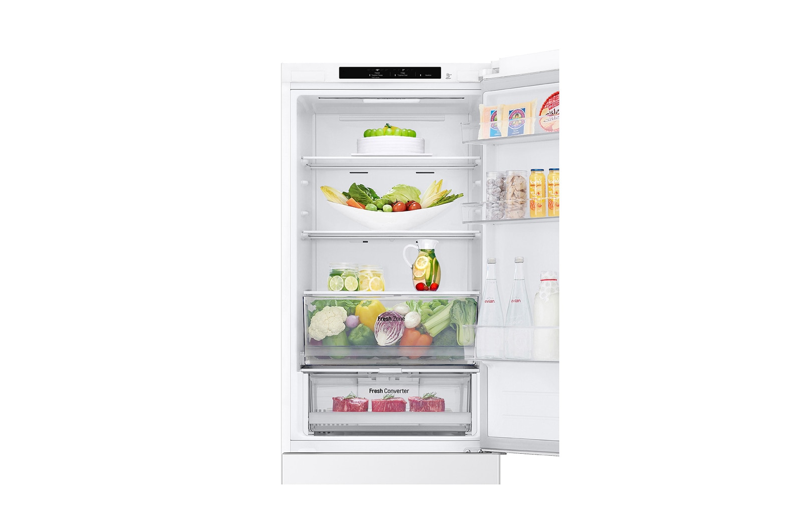 1.86M 344L Kølefryseskab(Hvid) - Energiklasse D, Door Cooling™ og Smart Diagnosis™ 