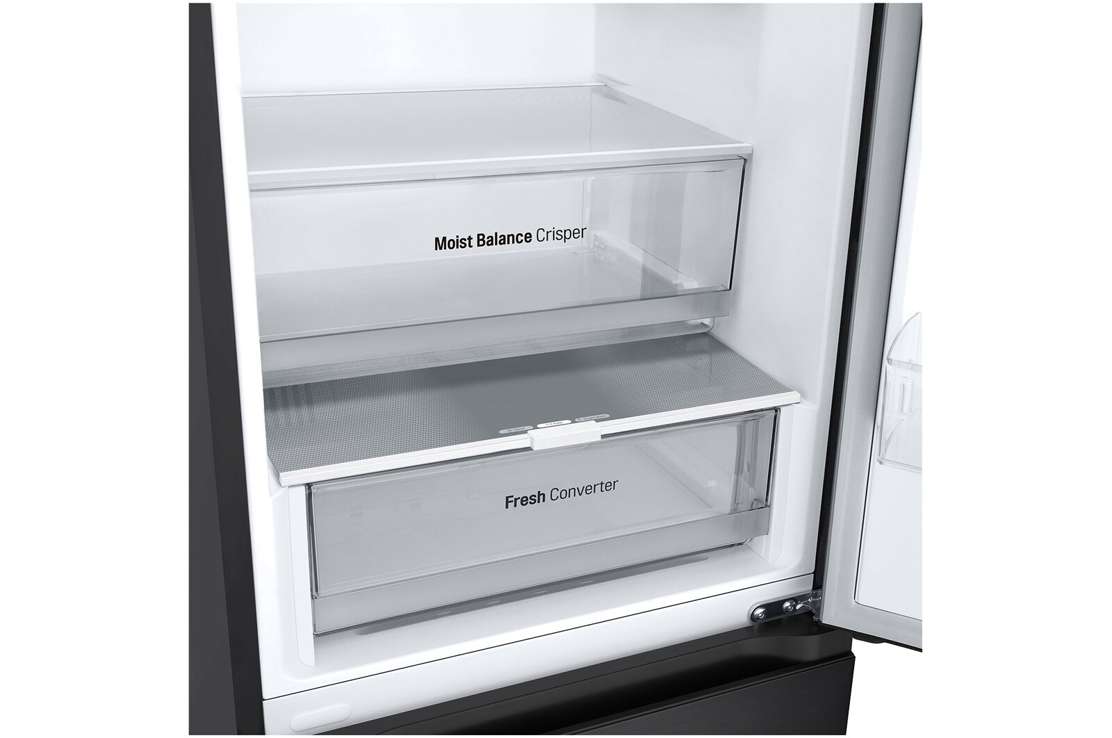 1.86M 344L Kølefryseskab(Essence Matte Black) - Energiklasse A, Door Cooling™ og Smart Diagnosis™