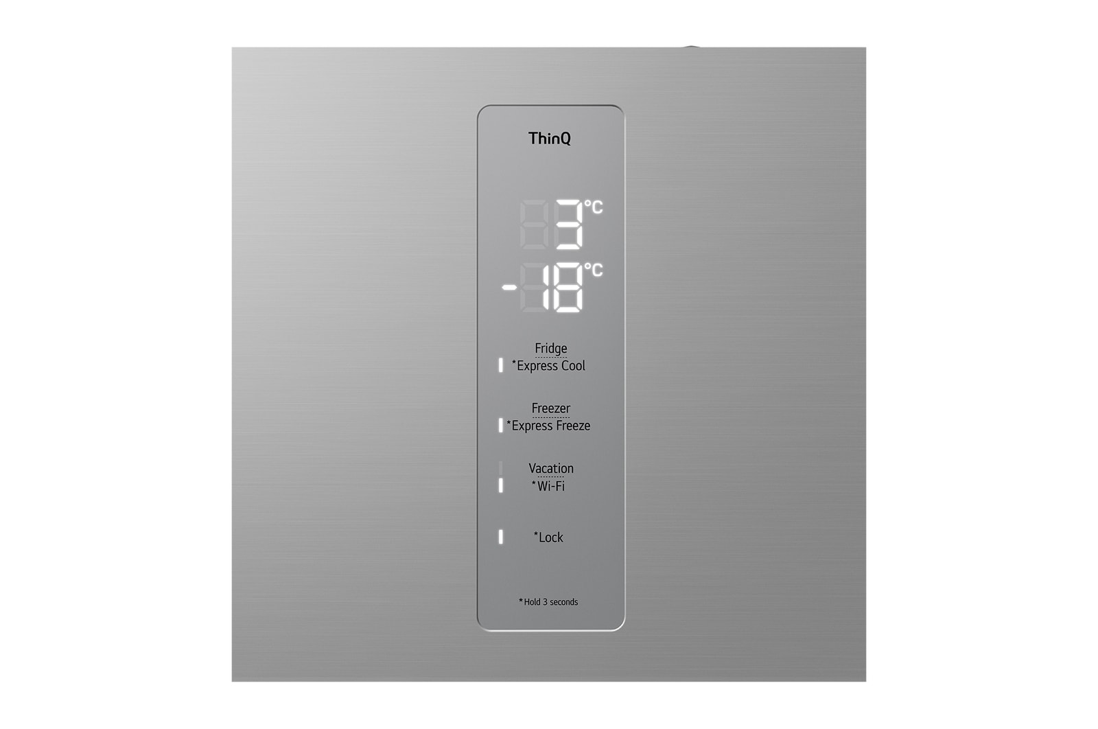 LG 2.03M 387L Kølefryseskab(Prime Silver) - Energiklasse D, Door Cooling+™ og Smart Diagnosis™ med Wi-Fi, GBV5250DPY