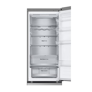 LG 2.03M 387L Kølefryseskab(Prime Silver) - Energiklasse D, Door Cooling+™ og Smart Diagnosis™ med Wi-Fi, GBV5250DPY
