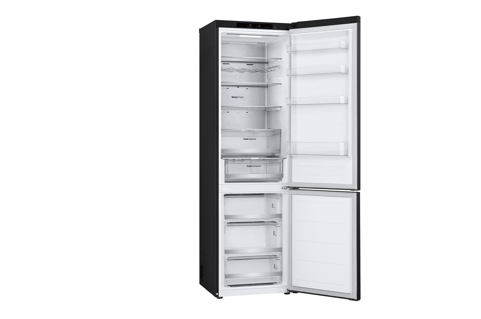 Left side door open  without food