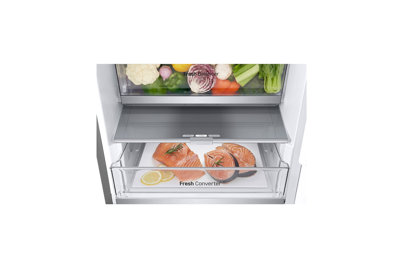 Drawer with food