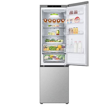 Front top door open with food