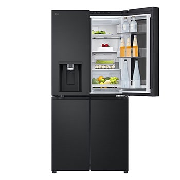 front view with food  door open