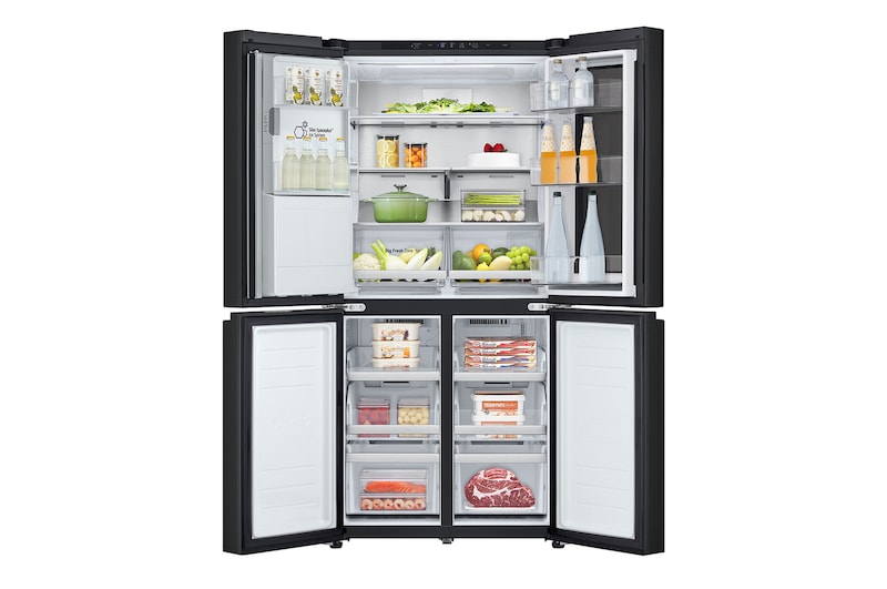 front view with food