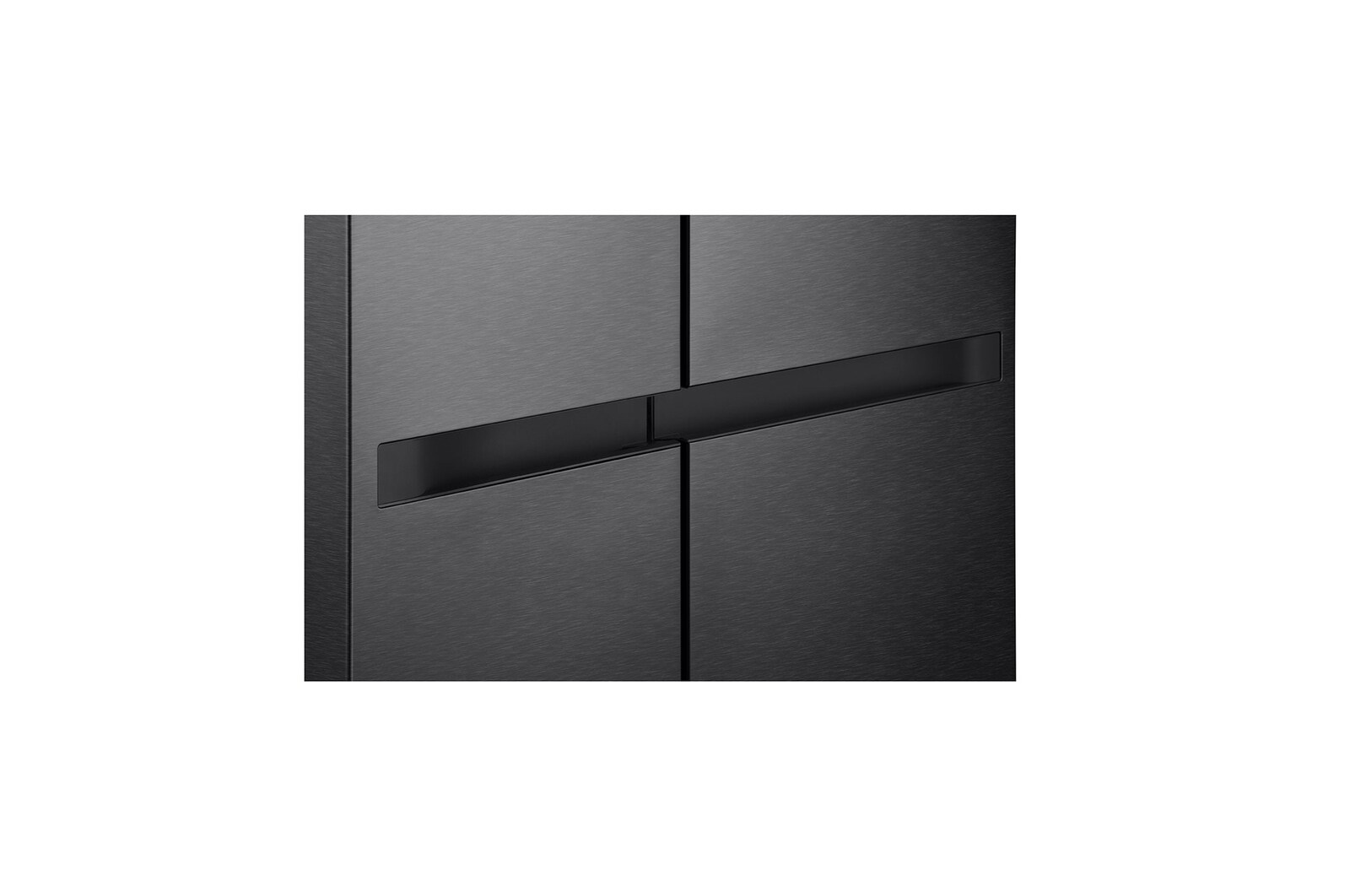 LG 662L Side by Side (Essence Matte Black), Energiklasse E , Smart Diagnosis™, GSBC40EPPE