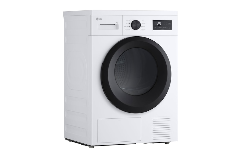 LG 8 kg Tørretumbler (Hvid) - Energiklasse D/A++ med Heat Pump, RHA1008NWKB