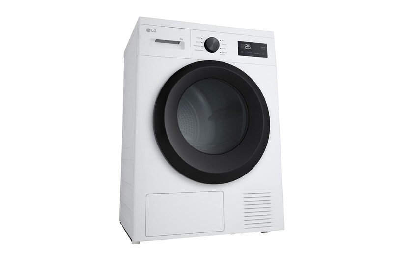 LG 8 kg Tørretumbler (Hvid) - Energiklasse D/A++ med Heat Pump, RHA1008NWKB