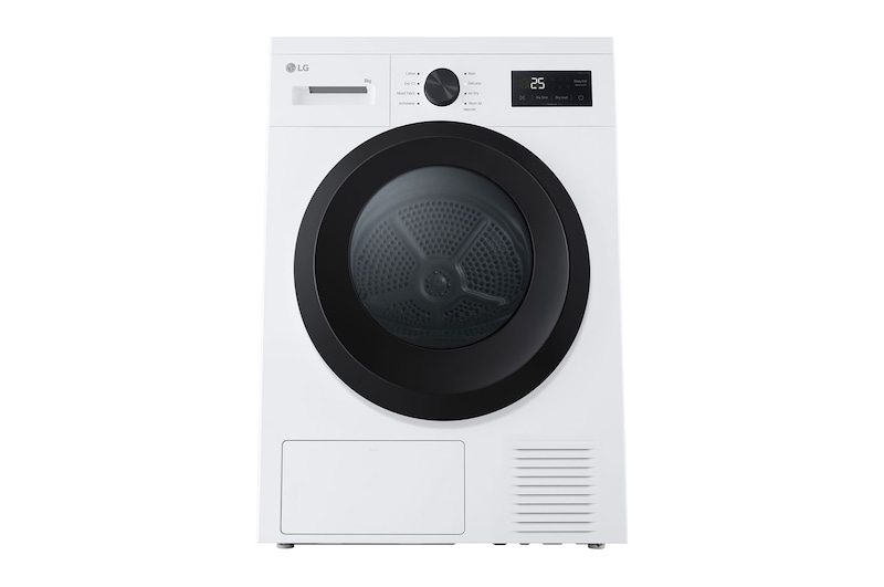 LG 8 kg Tørretumbler (Hvid) - Energiklasse D/A++ med Heat Pump, RHA1008NWKB