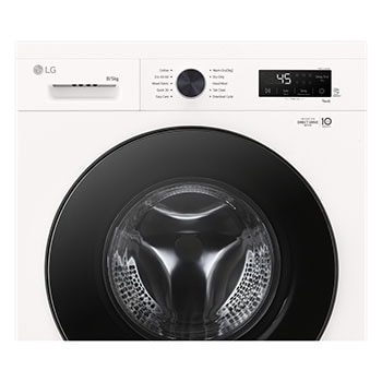 LG 8 kg / 5 kg Kombineret vaskemaskine/tørretumbler(Essence White) - Steam, Energiklasse A/E, 6 Motion DD™, Smart Diagnosis™ med Wi-Fi, W4X1085NWB