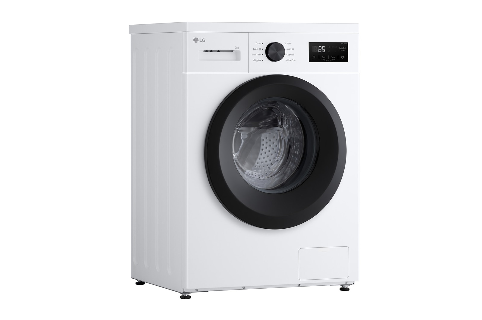 9 kg Vaskemaskin(Hvid) - Steam, Energiklasse A