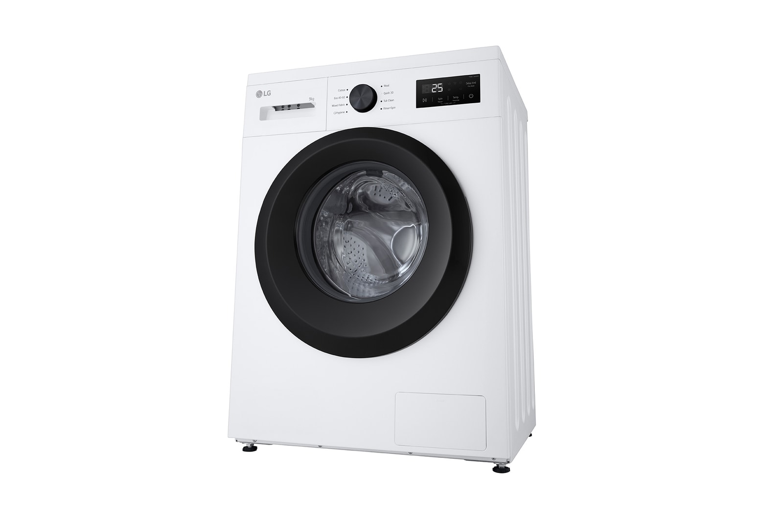 9 kg Vaskemaskin(Hvid) - Steam, Energiklasse A