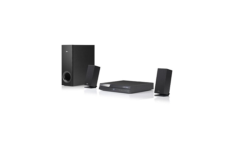 Visning forfra af 3D Blu-ray 2.1hjemmebiosystem med Smart TV-tjenester BH6220CN