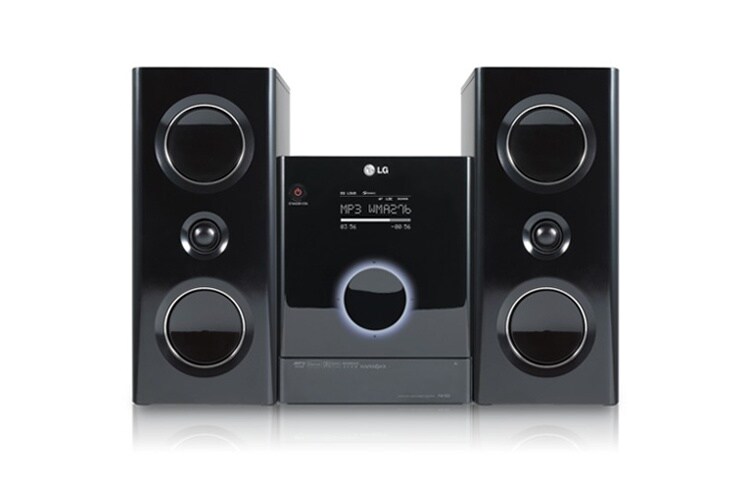 Visning forfra af Stilfuld DVD Micro med iPod-tilslutning FB163