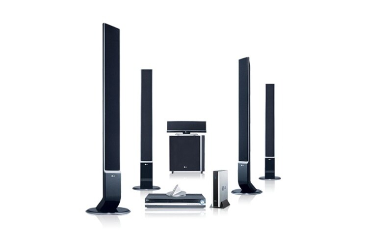 Visning forfra af LG DVD Player Home Cinema System HT902TBW