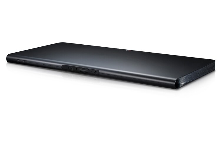 LG Med SoundPlate™ fra LG får du en forbedret lydoplevelse fra dit fladskærms-tv i et slankt, diskret design. På blot 35 mm får du fyldig, dyb 4.1-lyd med dobbelte indbyggede subwoofere. Enheden er installeres med ét eneste kabel eller trådløst., LAP340N
