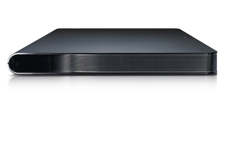 LG Med SoundPlate™ fra LG får du en forbedret lydoplevelse fra dit fladskærms-tv i et slankt, diskret design. På blot 35 mm får du fyldig, dyb 4.1-lyd med dobbelte indbyggede subwoofere. Enheden er installeres med ét eneste kabel eller trådløst., LAP340N