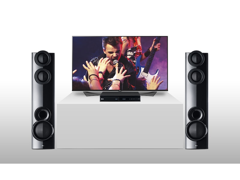 LG 3D-hjemmebiografsystem med Blu-ray™ og dvd, LHB675