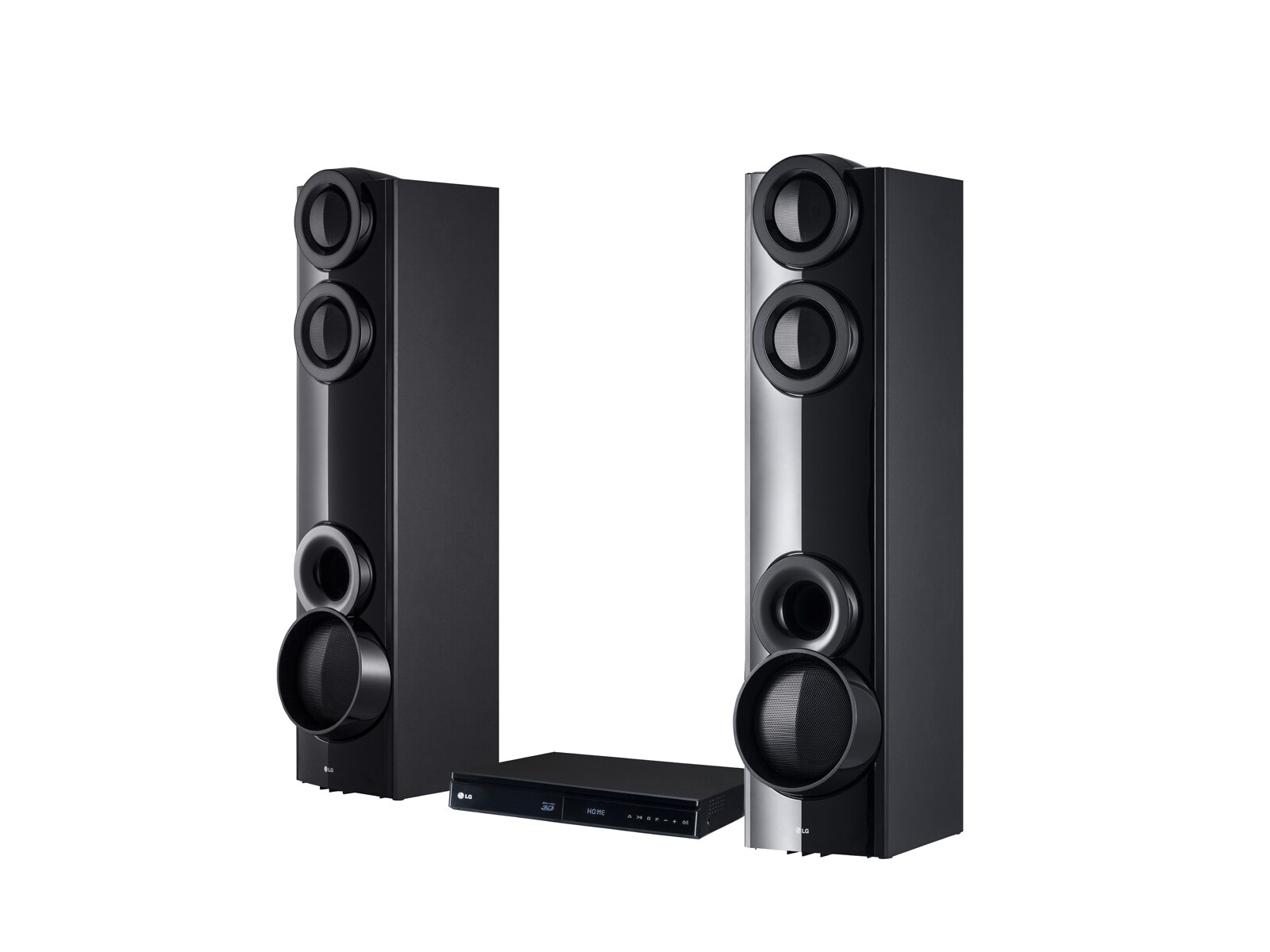 LG 3D-hjemmebiografsystem med Blu-ray™ og dvd, LHB675