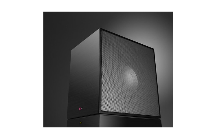 LG  Tynd og stilfuld enhed med kraftfuld effekt på 310W og 2.1-kanal med bluetooth-forbindelse. Vægmonterbar og trådløs subwoofer. , NB4530AN