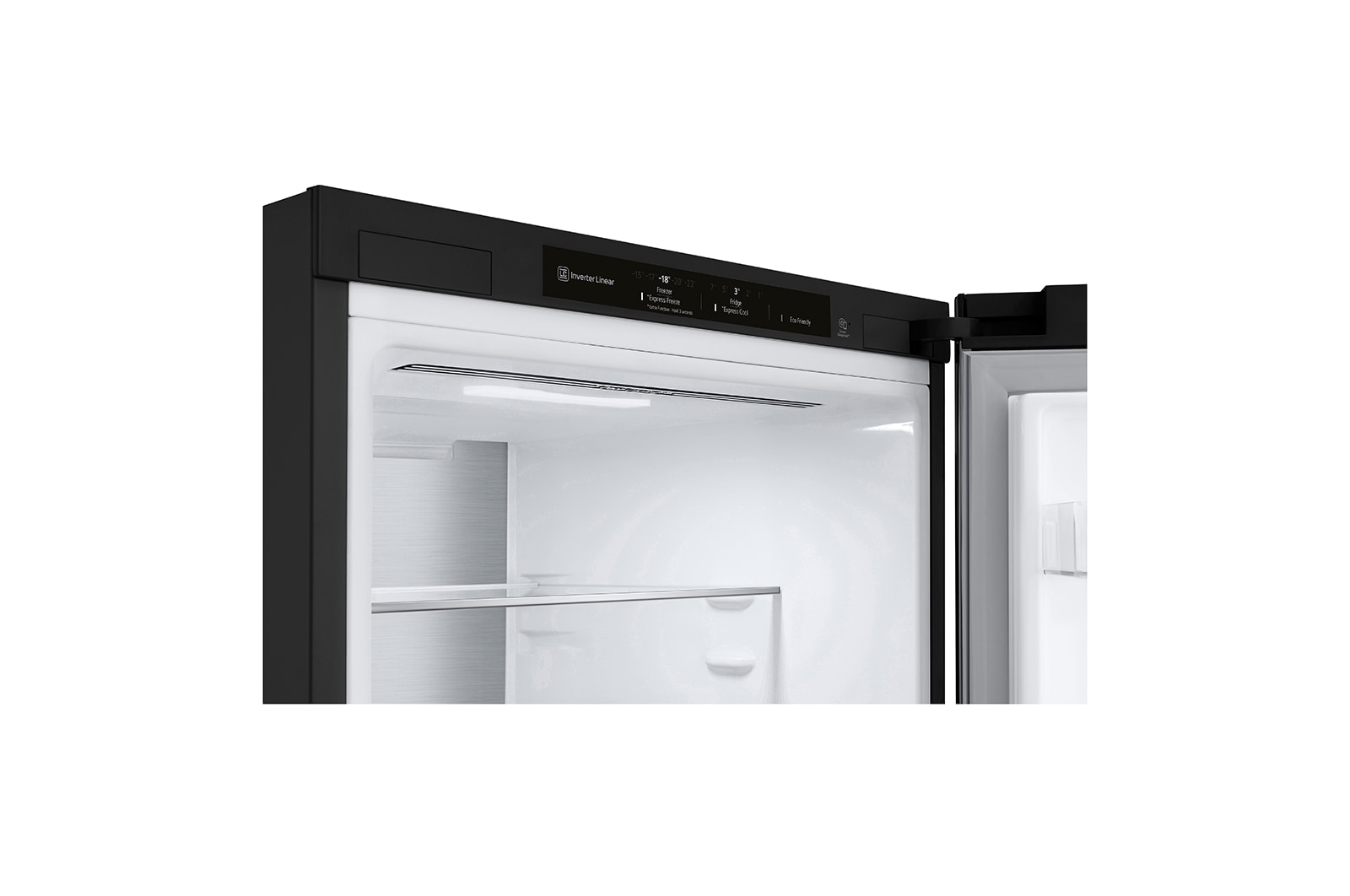 LG 1.86M 341L Kølefryseskab(Matte Black) - Energiklasse C, DoorCooling™ og Smart Diagnosis™, ELB81MCVCP