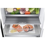 LG 1.86M 341L Kølefryseskab(Matte Black) - Energiklasse C, DoorCooling™ og Smart Diagnosis™, ELB81MCVCP