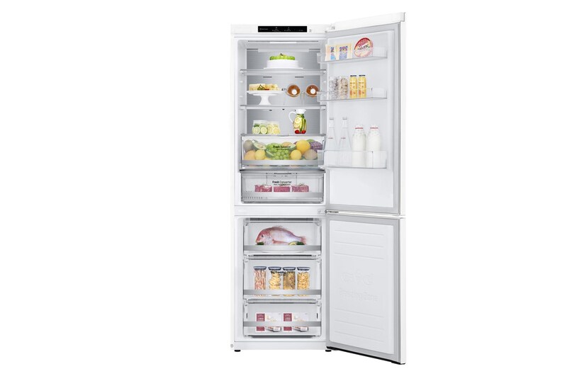 LG 1.86M 341L Kølefryseskab(Hvid) - Energiklasse C, DoorCooling™ og Smart Diagnosis™, ELB81SWVCP1