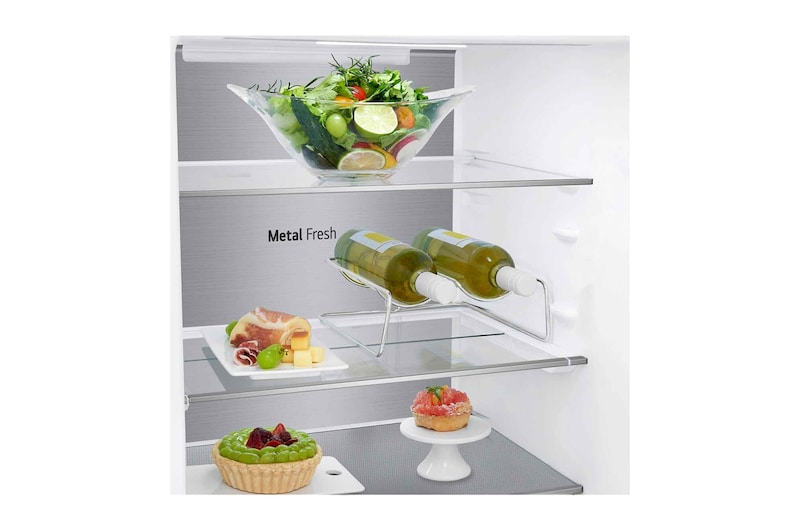 LG 1.86M 341L Kølefryseskab(Hvid) - Energiklasse C, DoorCooling™ og Smart Diagnosis™, ELB81SWVCP1
