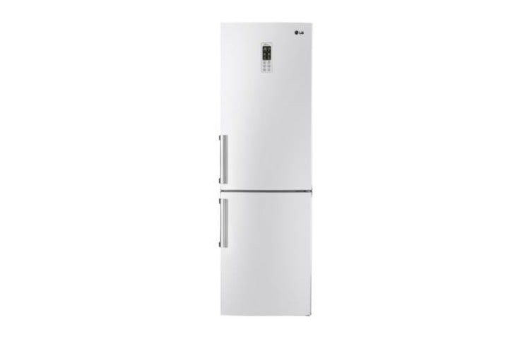 Visning forfra af Afrimningsfrit køle-/fryseskab i på 190 cm (nettovolumen 335 L) GB5237SWFZ