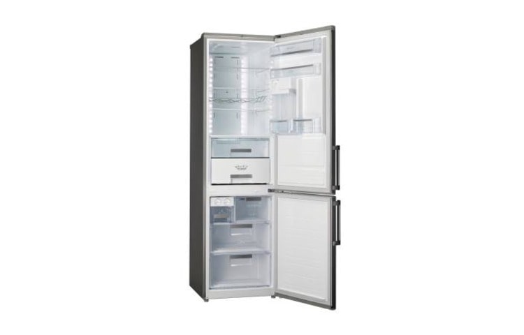 LG Afrimningsfrit køle-/fryseskab i med Non Plumbing vanddispenser, 200 cm (351 L), GB7143AVHZ