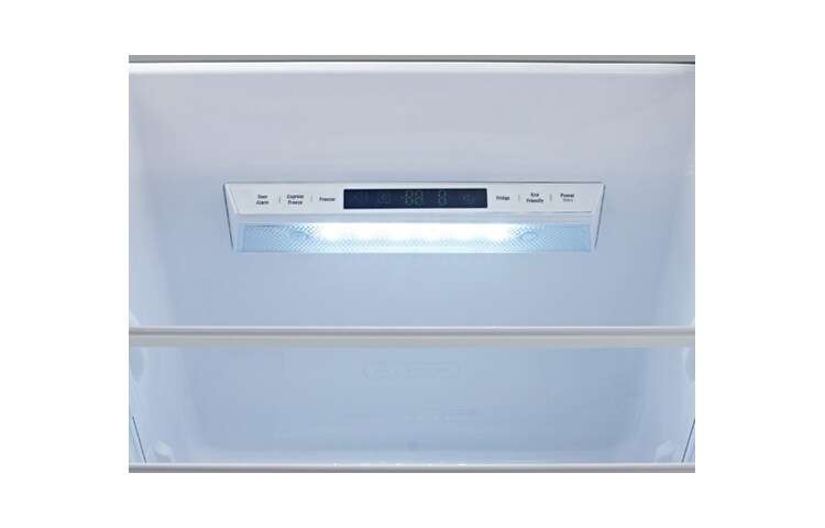 LG  Afrimningsfrit køle-/fryseskab i 201 cm (nettovolumen 343 L), GBB530NSCFE
