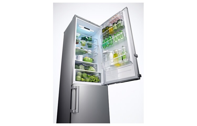 LG  Afrimningsfrit køle-/fryseskab i, 201 cm (nettovolumen 343 L), GBB530NSCPB