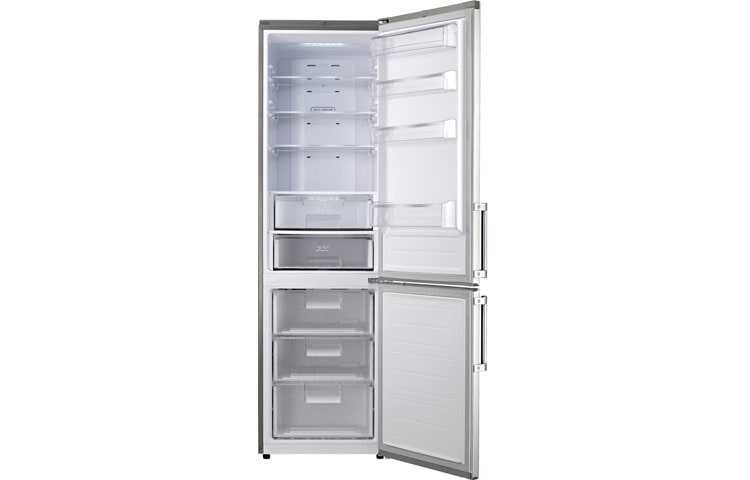 LG Afrimningsfrit køle-/fryseskab i, 201 cm (nettovolumen 343 L), GBB530NSCQE