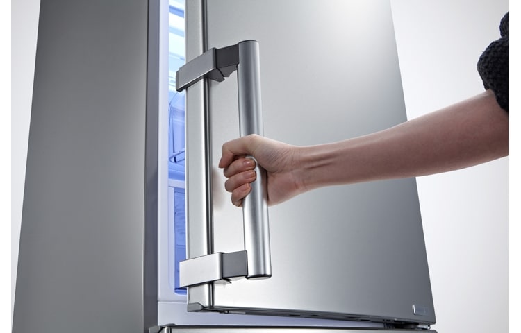 LG Afrimningsfrit køle-/fryseskab i, 201 cm (nettovolumen 343 L), GBB530NSCQE