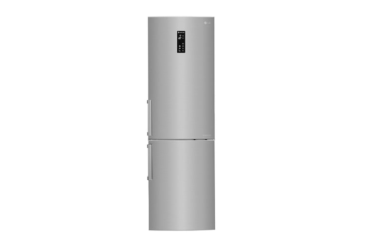 Visning forfra af Ny Køle-/fryseskabe med Total No Frost, 190cm (nettovolumen 318 liter) GBB59PZFZB