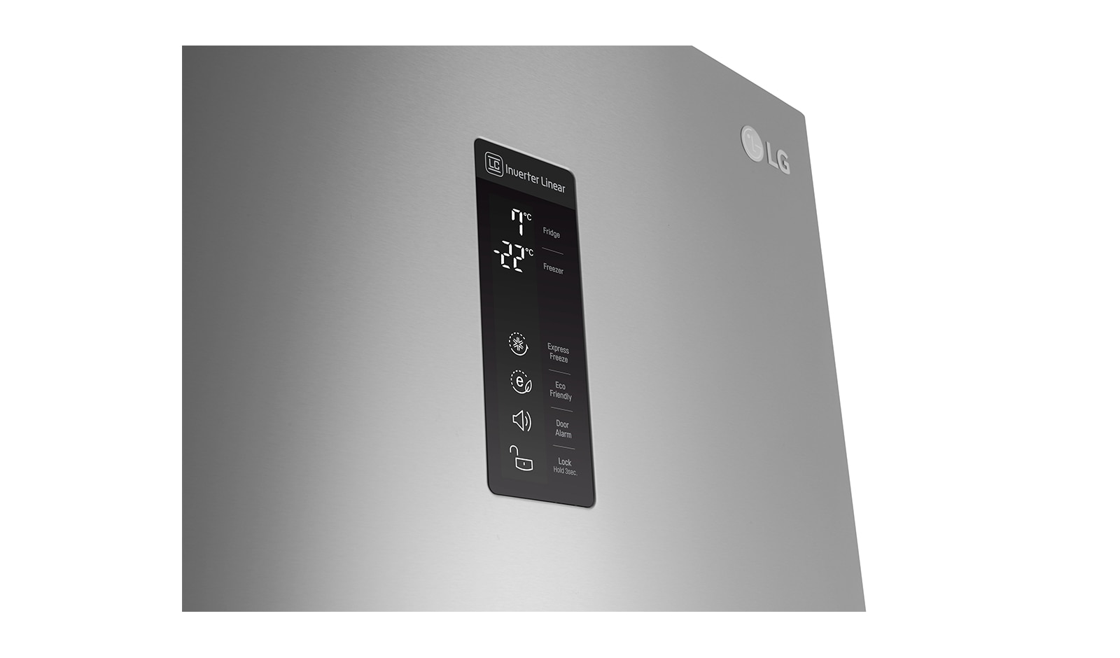 LG Ny Køle-/fryseskabe med Total No Frost, 190cm (nettovolumen 318 liter), GBB59PZFZB