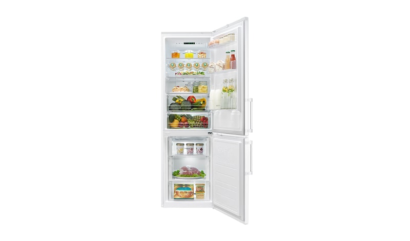 LG Ny Køle-/fryseskabe med Total No Frost, 190cm (nettovolumen 318 liter), GBB59SWGFB