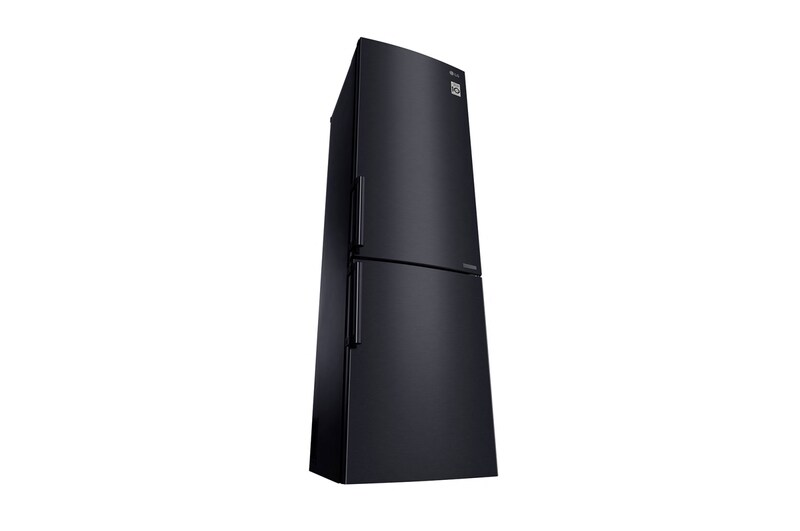 LG Ny Køle-/fryseskabe med Total No Frost, 201cm (nettovolumen 343 liter), GBB60MCSFB